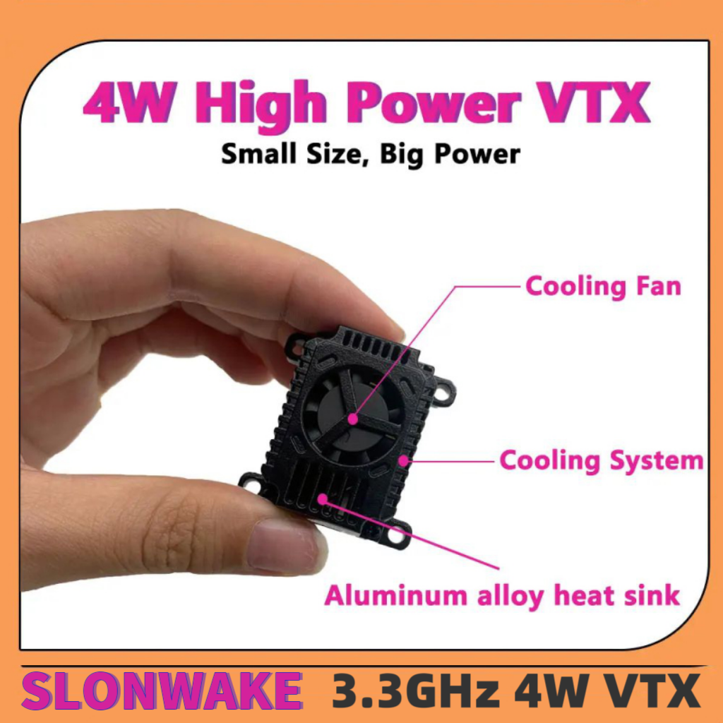 SLONWAKE FPV 3.3G 16CH 4000mW  - огляд і ціна Fpv Drone Vtx