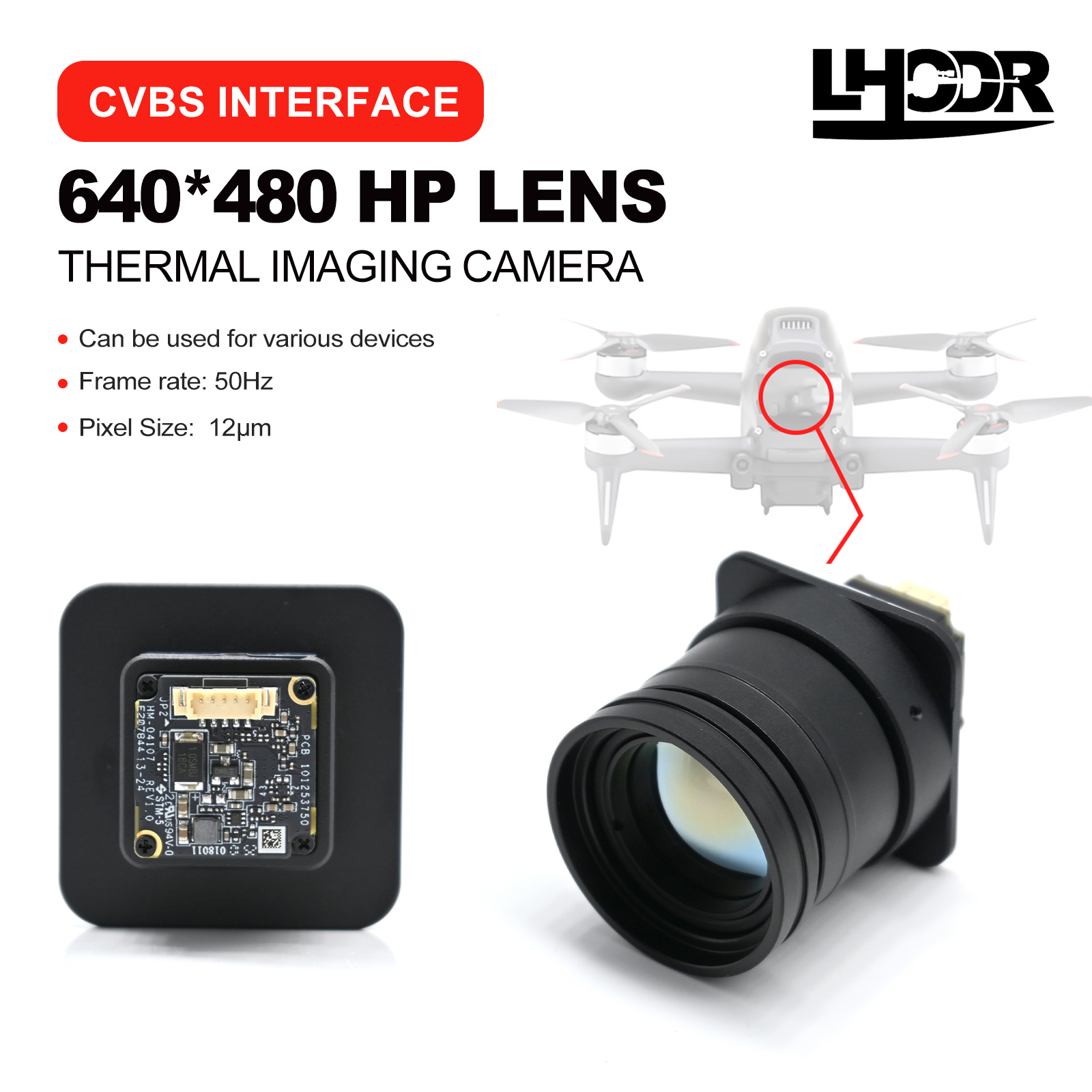 30mm 640x480 pix Drone thermal - огляд і ціна Fpv Drone Kit