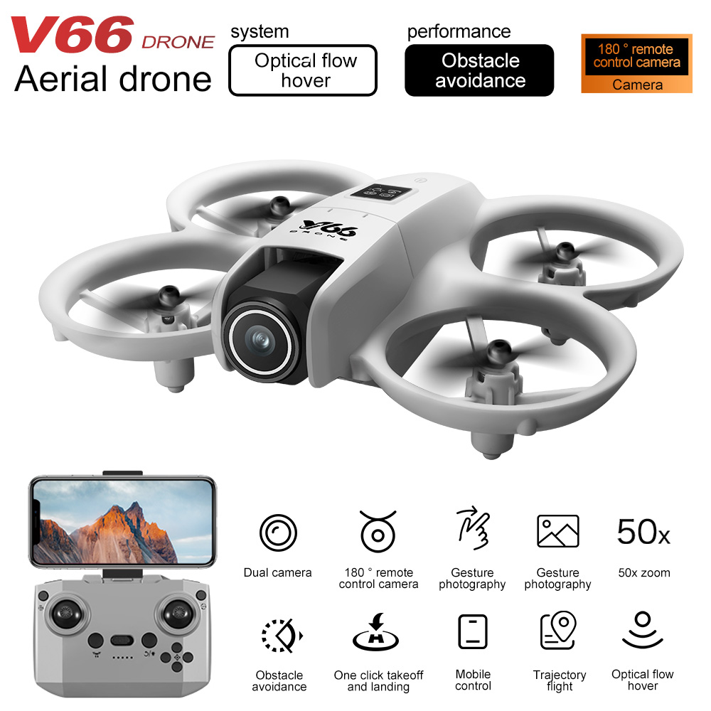 New V66 Mini Drone HD Camera 4 - огляд і ціна Fpv Drone Charger