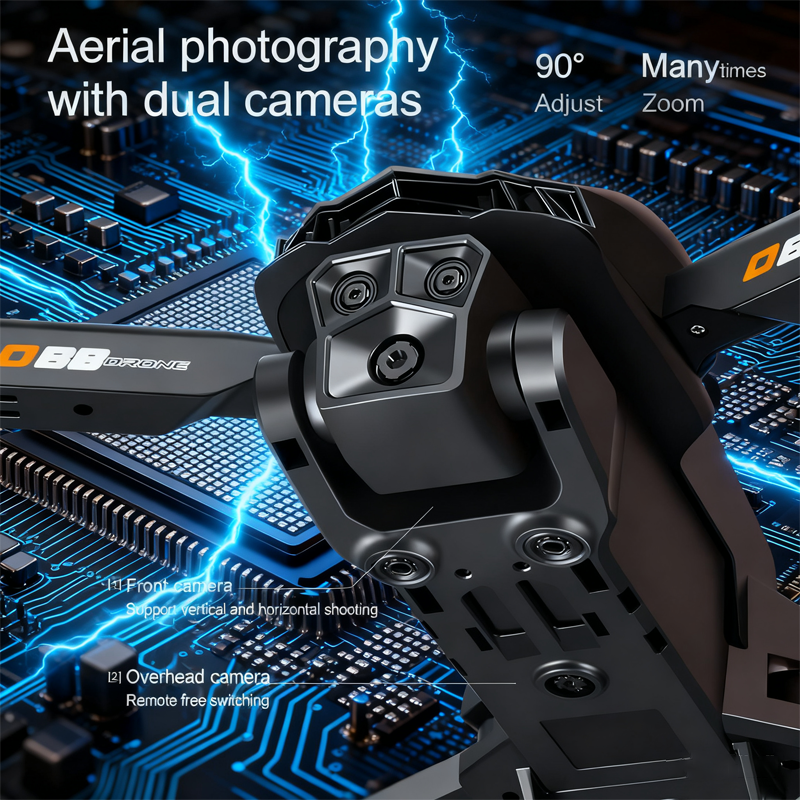 Lenovo D88 Drone 8K Aerial HD  - огляд і ціна Fpv Drone Charger
