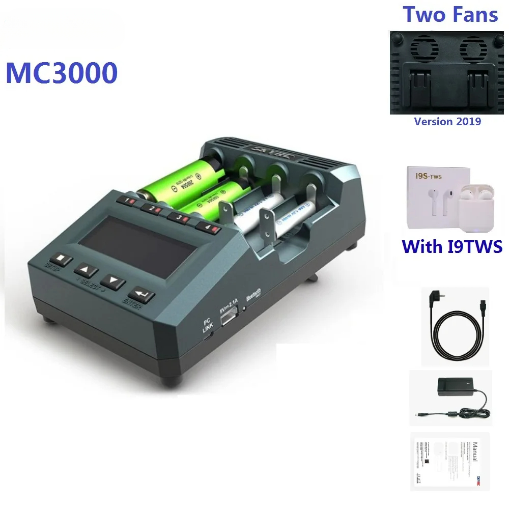 MC3000  Smart 4 Slots LCD Disp - огляд і ціна Fpv Drone Charger