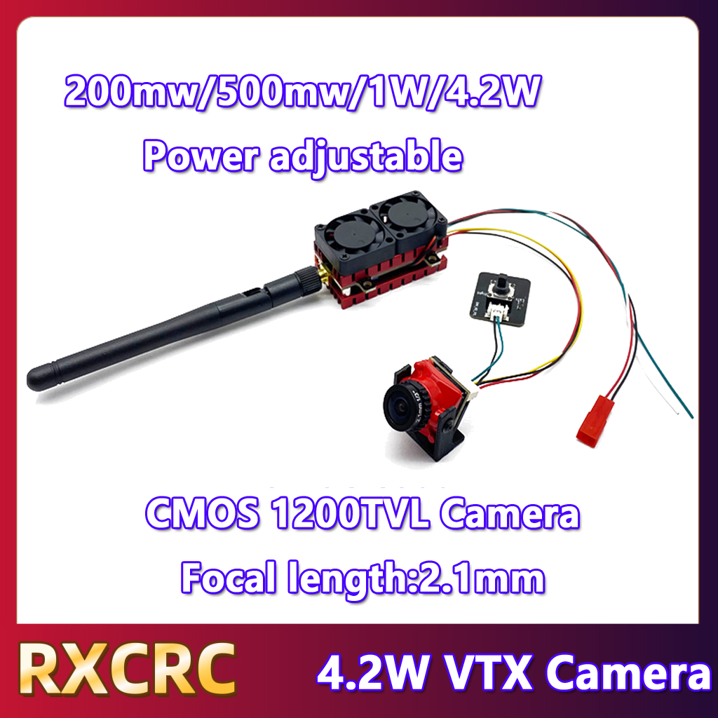 RXCRC 5.8G 48CH 4.2W High Powe - огляд і ціна Fpv Drone Camera