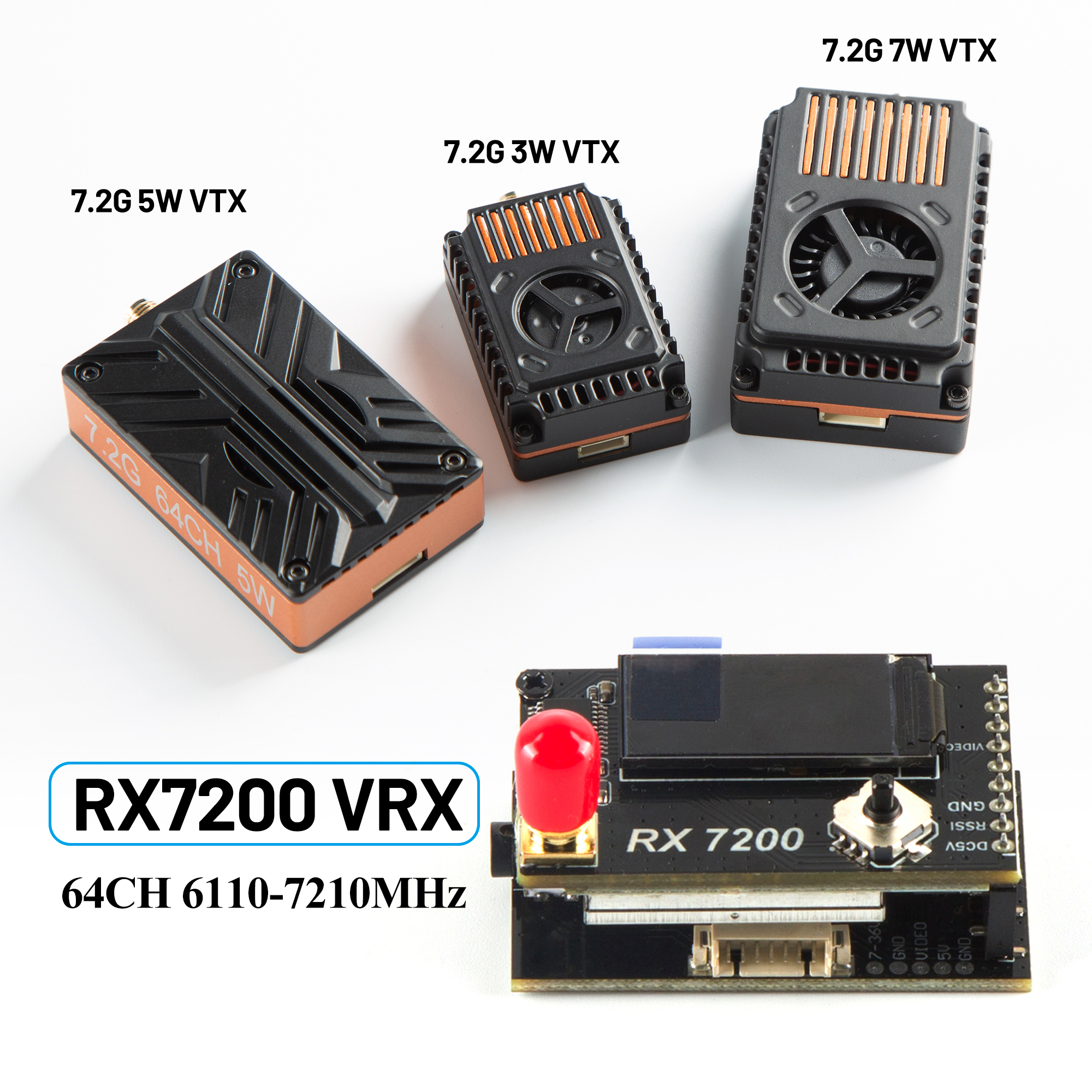 7.2G Video Receiver Module 64- - огляд і ціна Fpv Drone Goggles