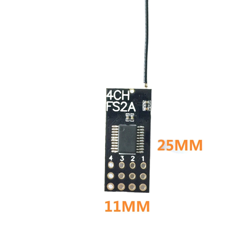 Flysky FS2A Mini Receiver 4CH  - огляд і ціна Fpv Drone Flight Controller