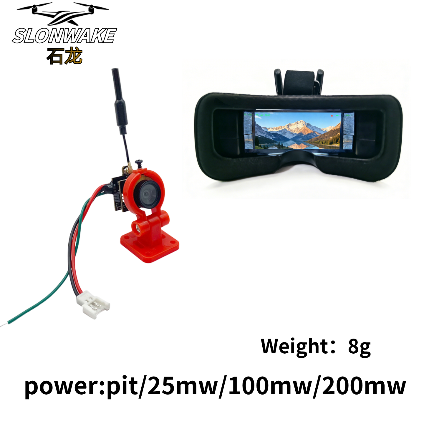 Slonwake 5.8G 48CH 200mW FPV D - огляд і ціна Fpv Drone Camera
