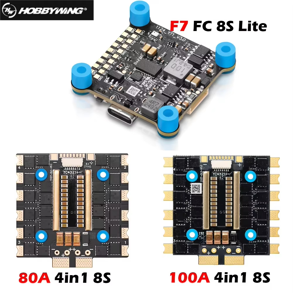 HobbyWing XRotor 80A  100A 4in - огляд і ціна Fpv Drone Flight Controller