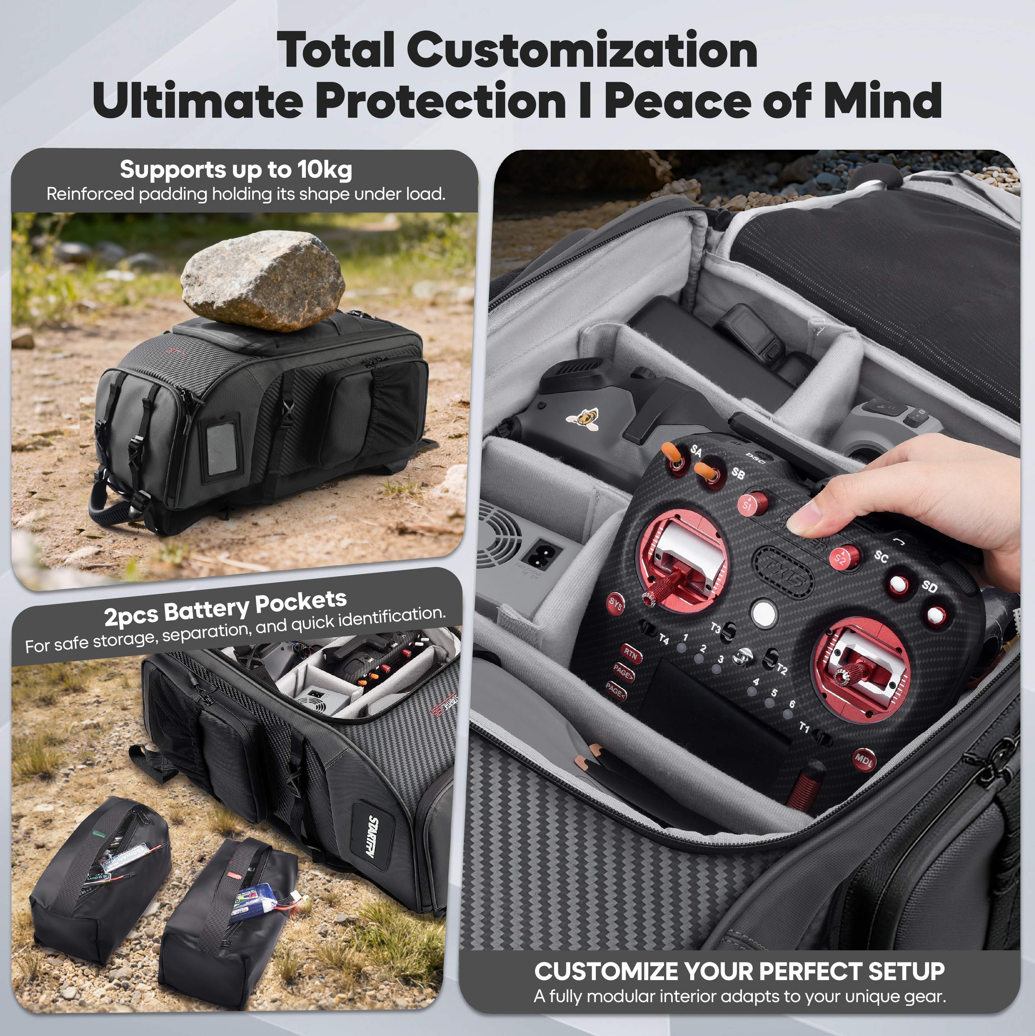FPV Drone Backpack 40L Profess - огляд і ціна Fpv Drone Bag