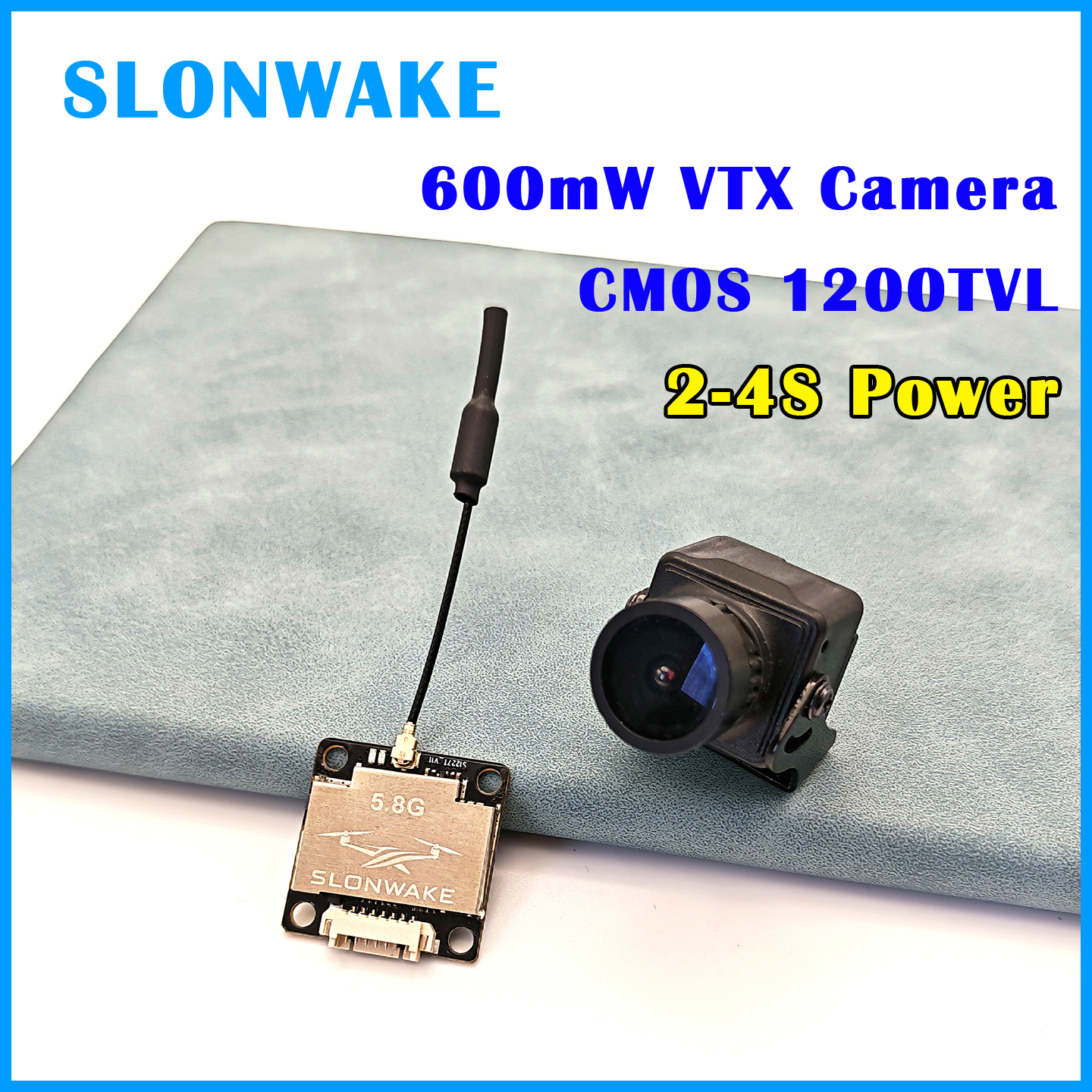 SLONWAKE Ready to use 5.8G 48C - огляд і ціна Fpv Drone Camera