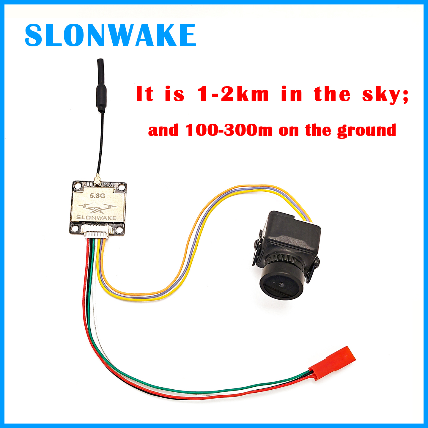 SLONWAKE Ready to use 5.8G 48C - огляд і ціна Fpv Drone Camera