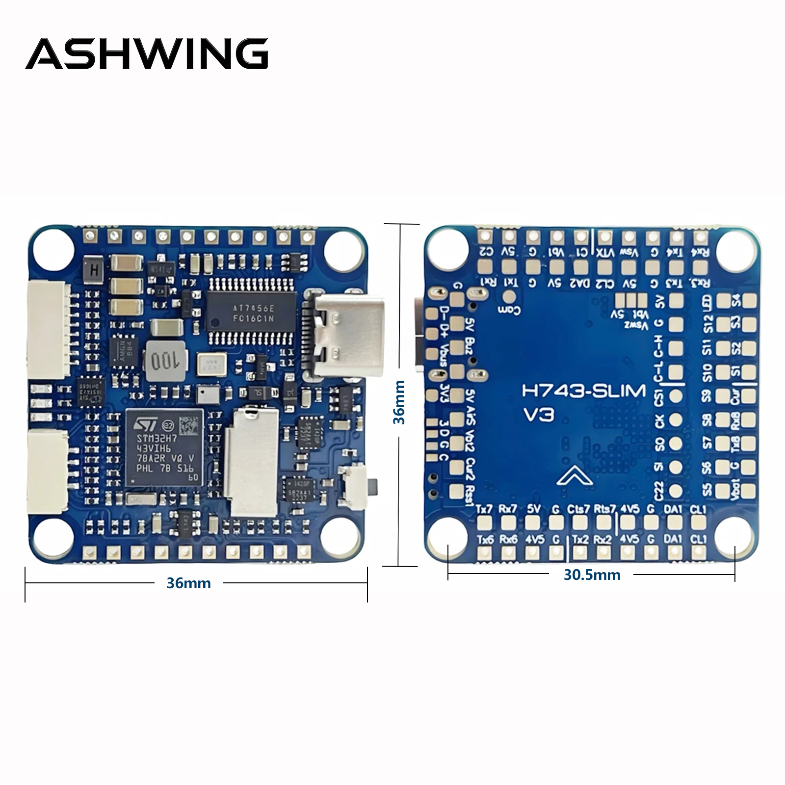 H743-SLIM V3 Flight Controller - огляд і ціна Fpv Drone Flight Controller