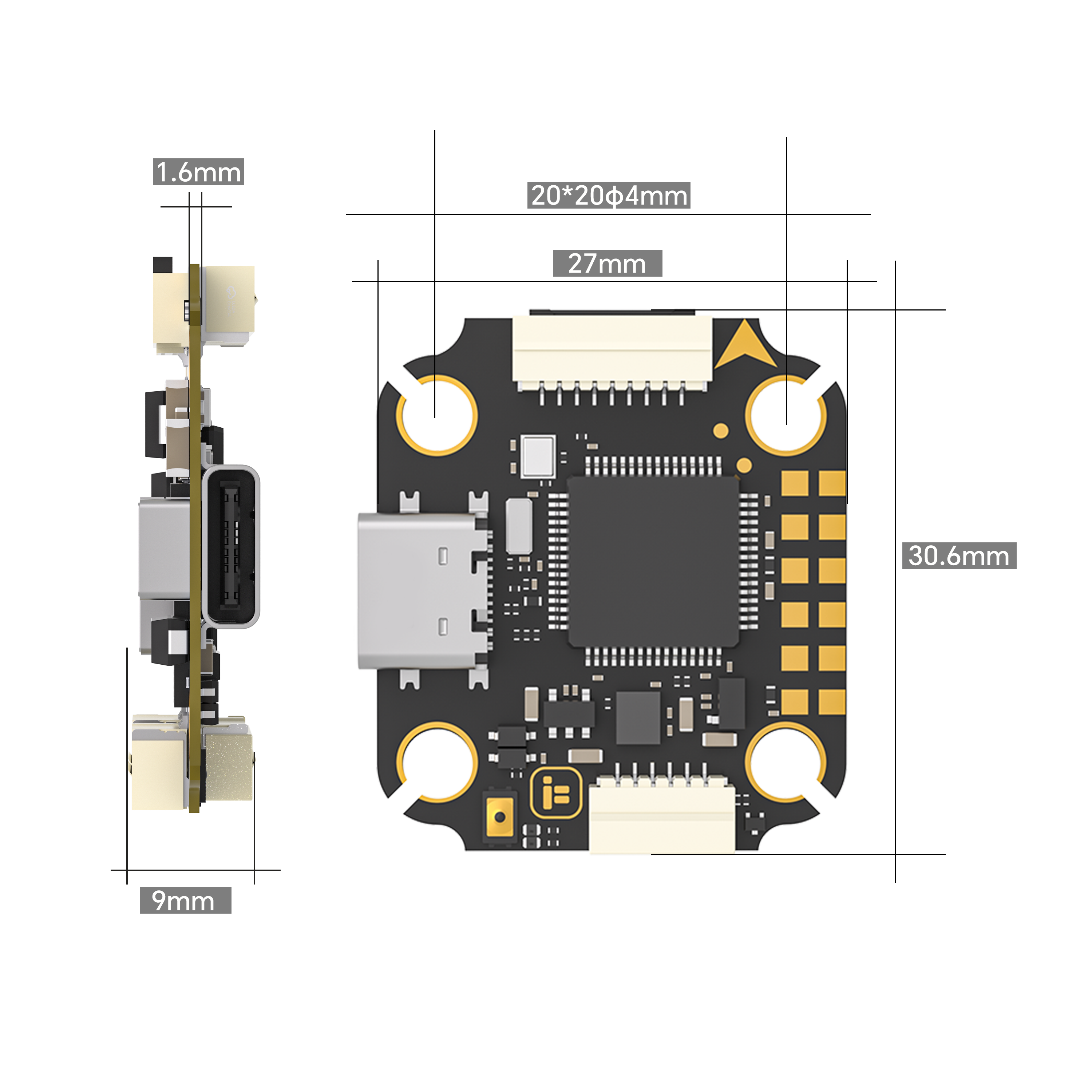 iFlight Borg F7 Mini Stack Fli - огляд і ціна Fpv Drone Flight Controller