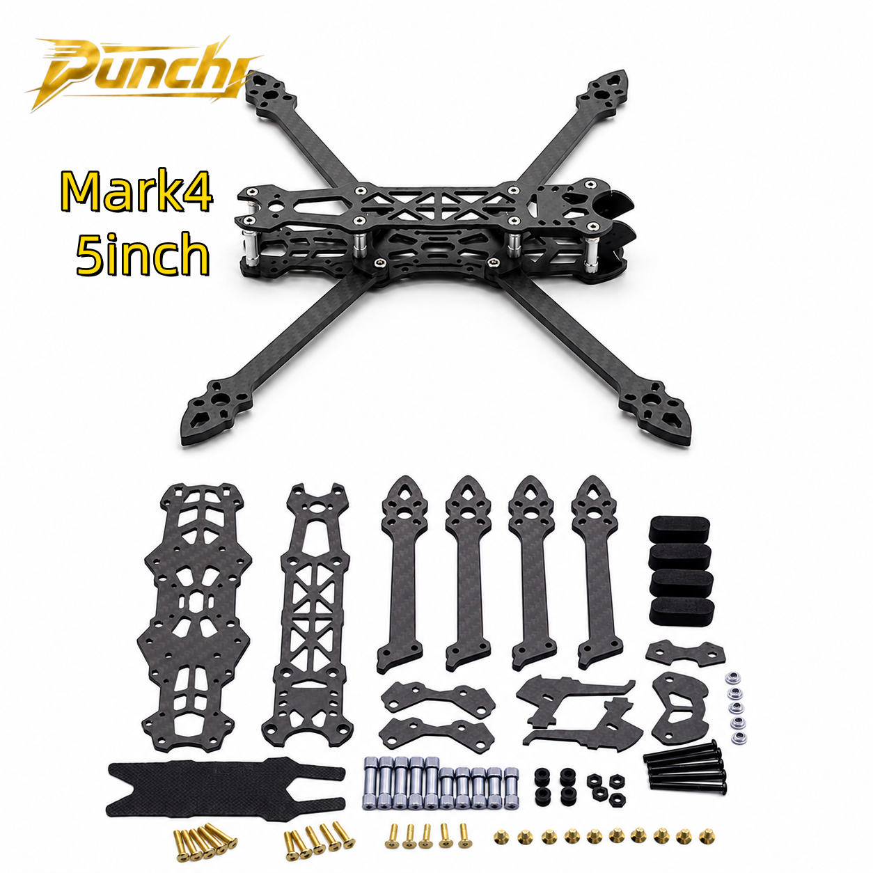 Mark4 5inch FPV Carbon Fiber F - огляд і ціна Fpv Drone Quadcopter